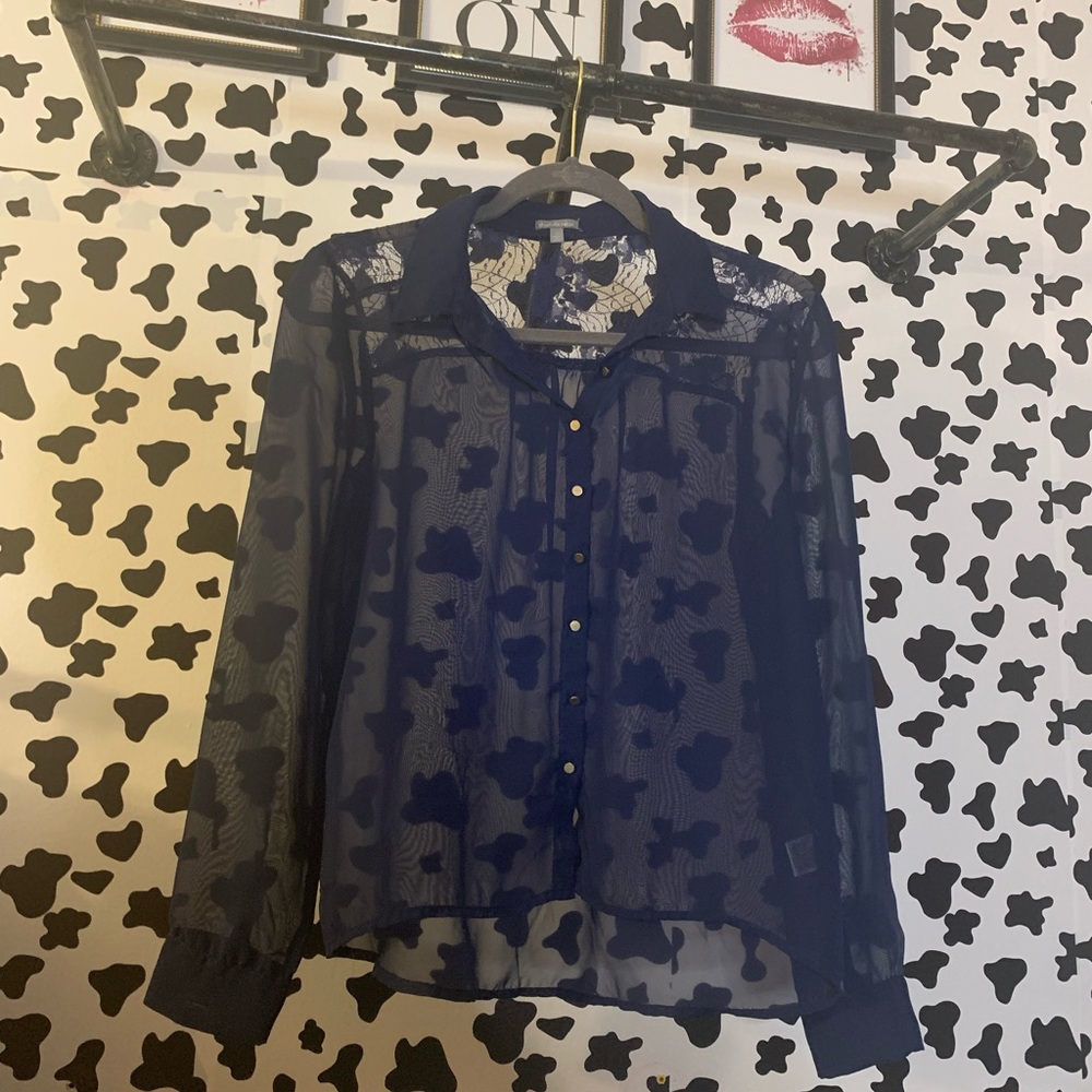 Charlotte Russe Sheer Blouse